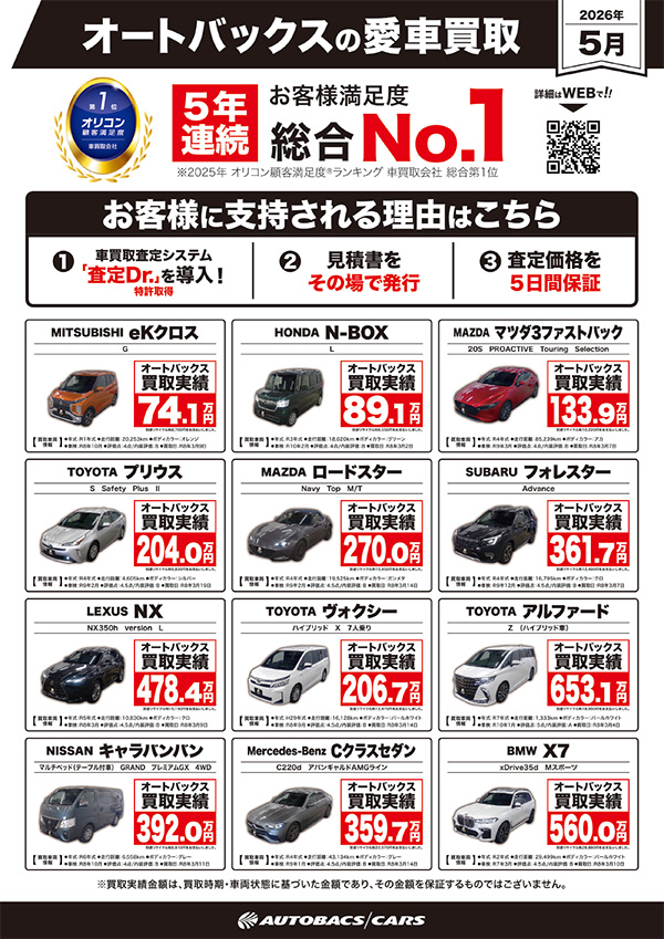 買取り強化車両
